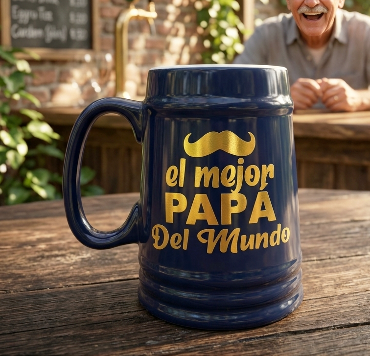 Chop/ Taza Grande Super Papá | Chop Cervecero para Papá