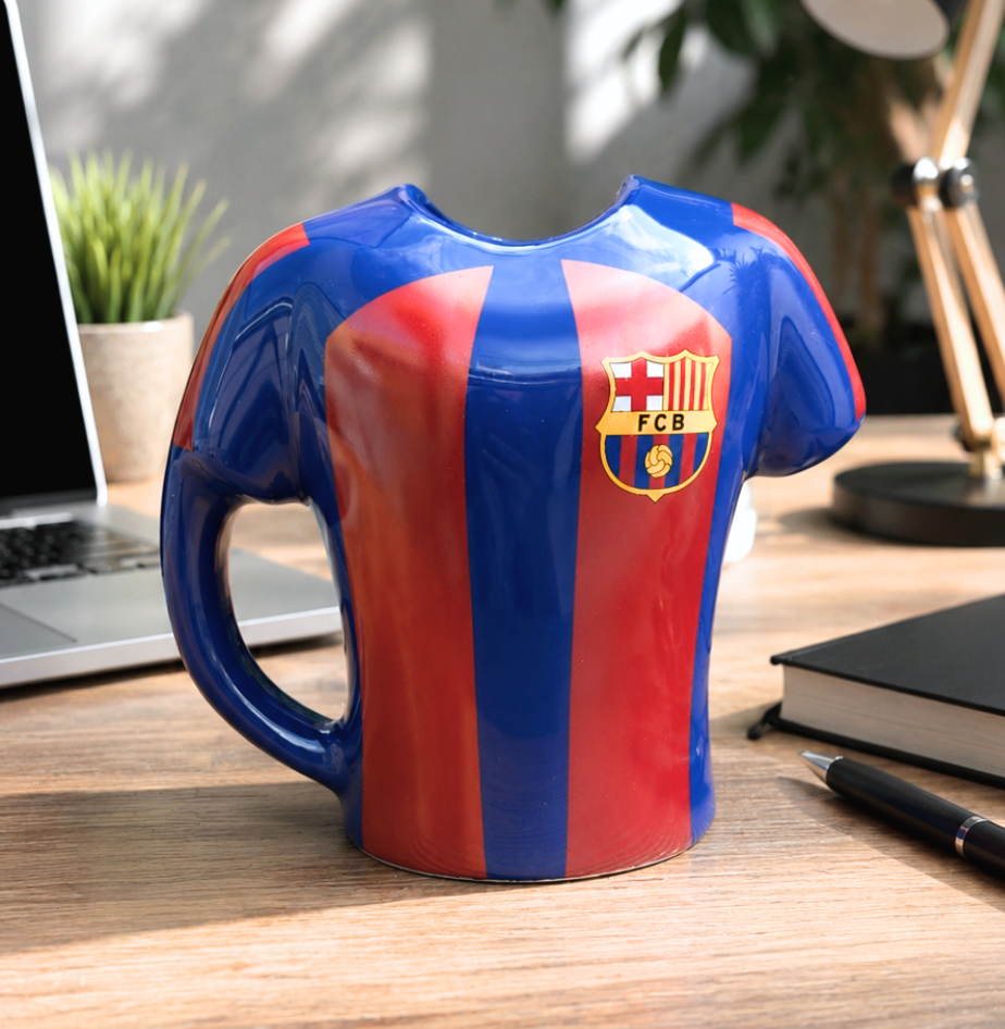 Taza Camiseta Barcelona 3D - Taza FC Barcelona Barça - Taza Fútbol 