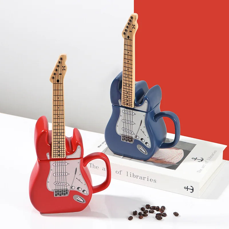 Exclusiva Taza de Guitarra - Tazas para Ellos - Tazas para Músicos