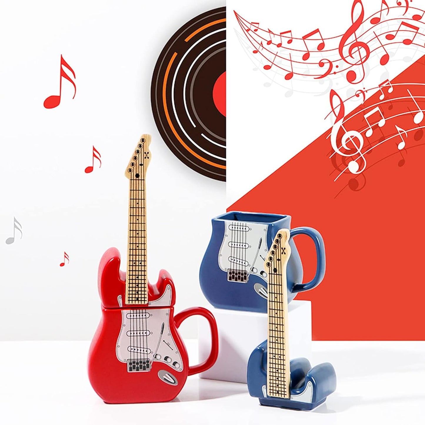 Exclusiva Taza de Guitarra - Tazas para Ellos - Tazas para Músicos