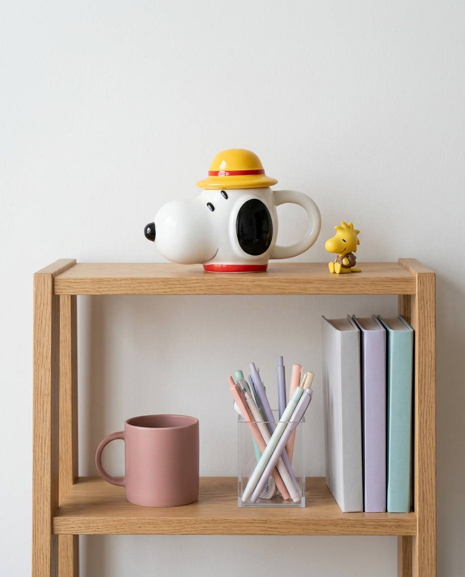 Taza Snoopy estilo One Piece - Edición Limitada