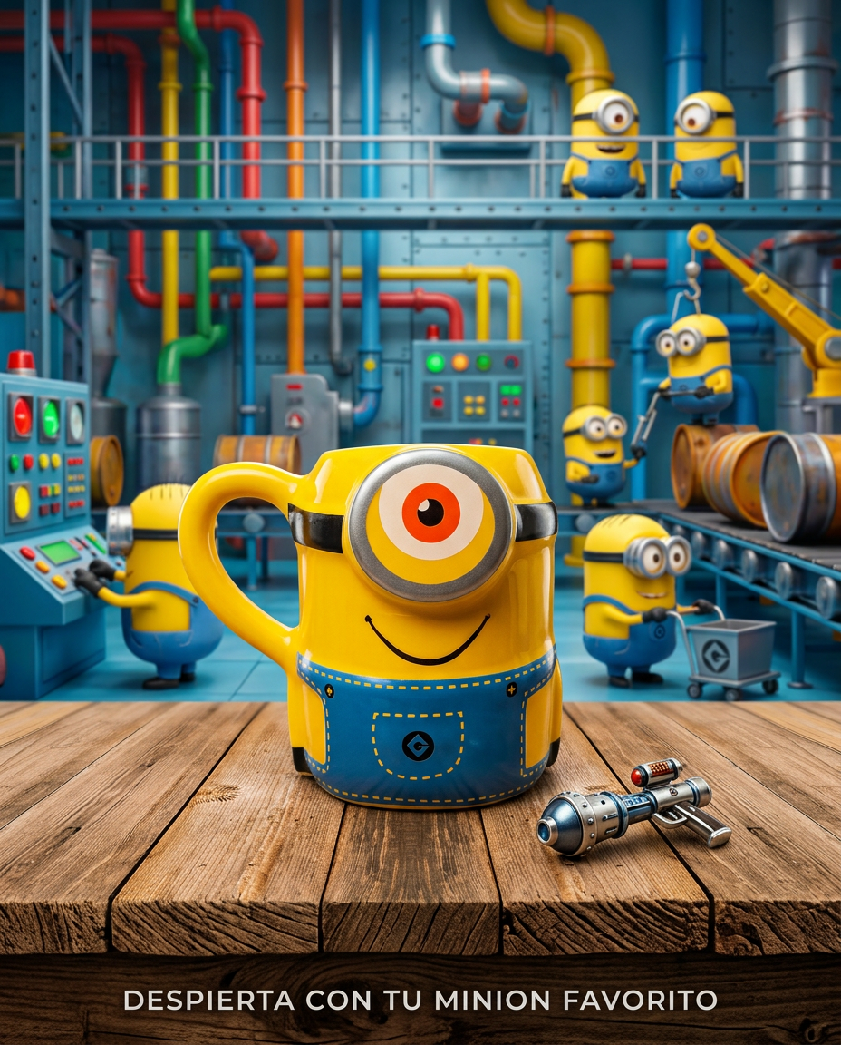 Taza Minion en 3D | Tazas Minion