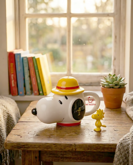 Taza Snoopy estilo One Piece EDICIÓN LIMITADA