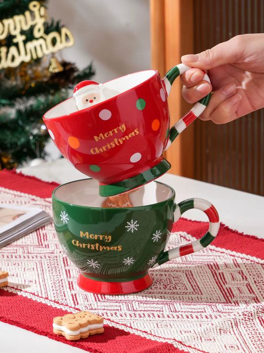 Grande Taza Navideña tipo Bowl - Tazas Navideñas