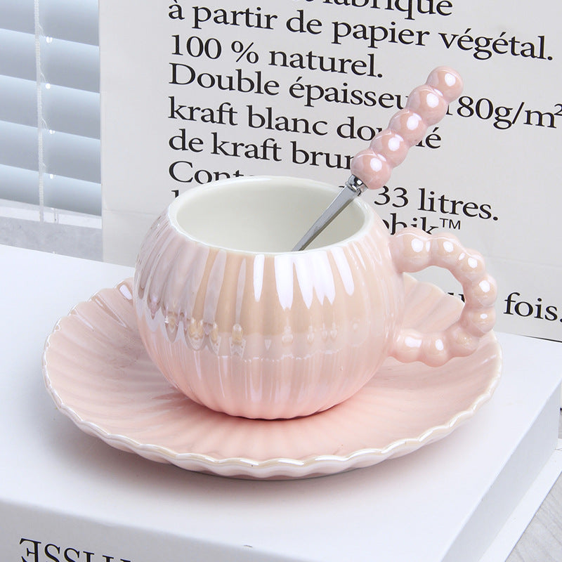 Taza Elegante Nácar Tornasolada | Tazas para Ellas 