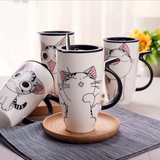 Taza de Gatito Chi con Tapa - Taza Gatos