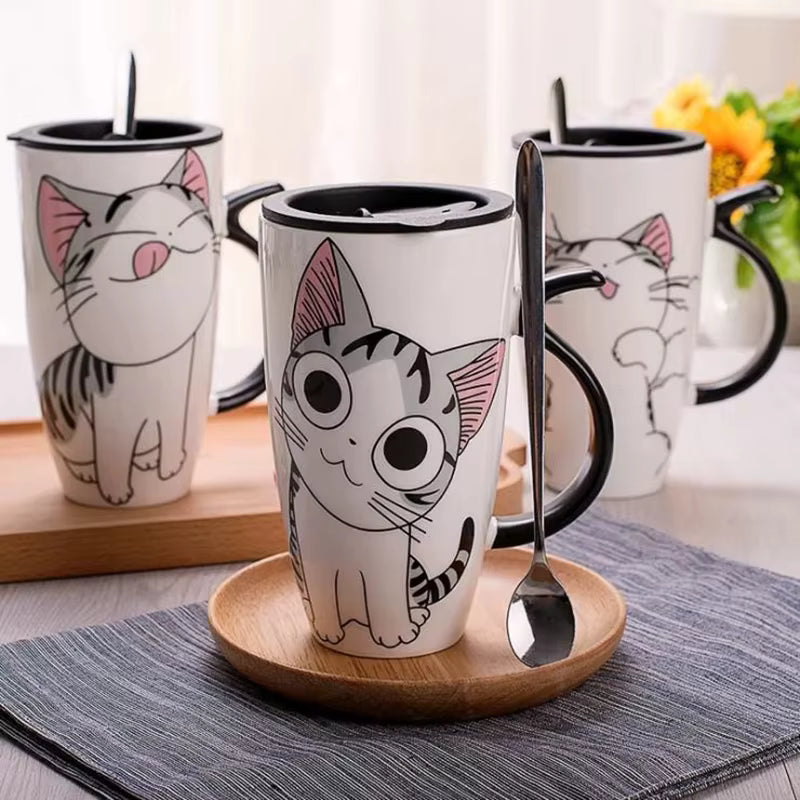 Taza de Gatito Chi con Tapa - Taza Gatos