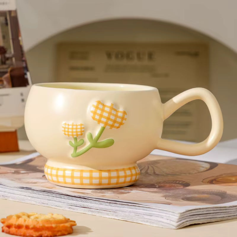 Taza Tipo Bowl de Tulipanes | Edición día de la Madre