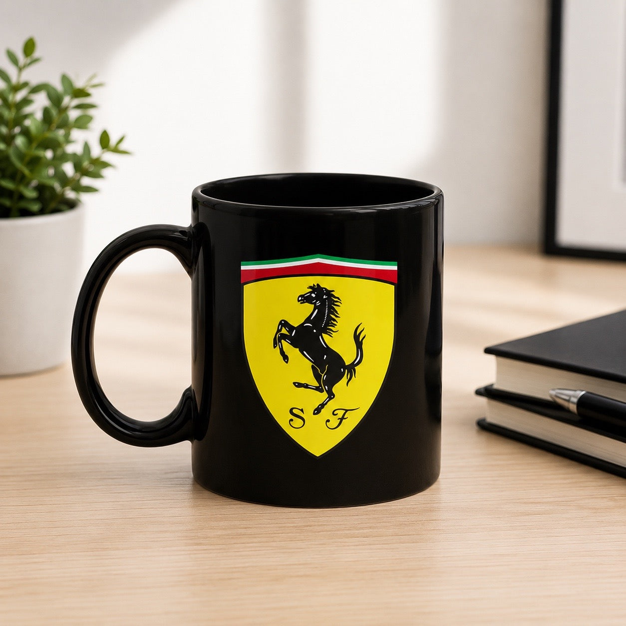 Taza con tu Logo | Tazas Personalizadas Corporativas | Taza Negra de 11 oz