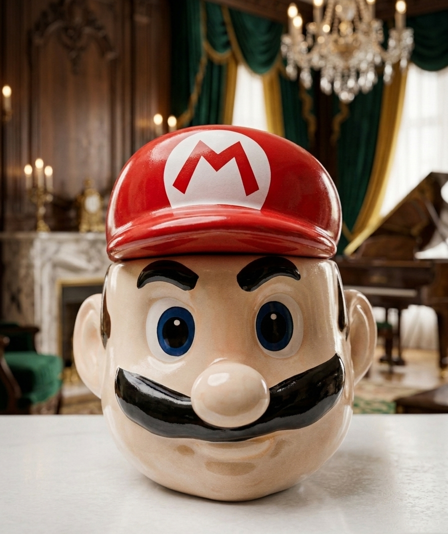 Mario Bros con Caja de la Serie
