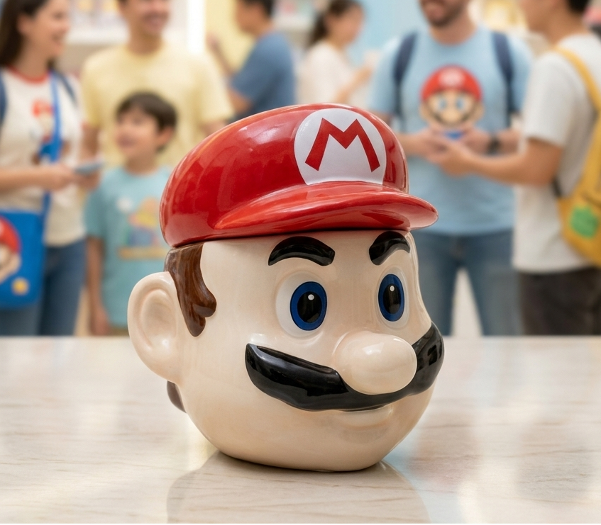 Mario Bros con Caja de la Serie
