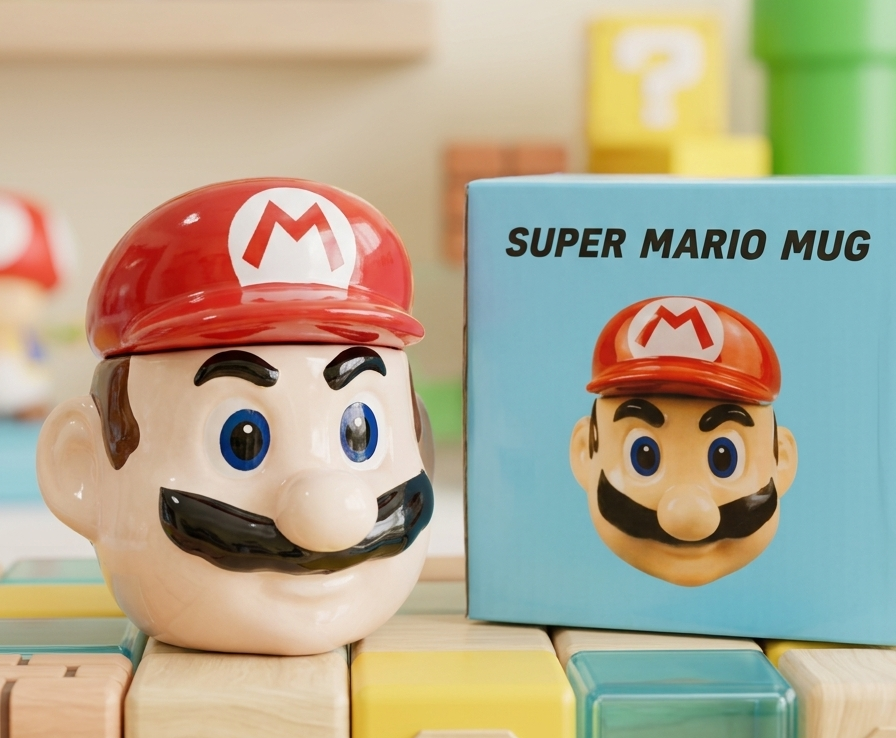 Mario Bros con Caja de la Serie