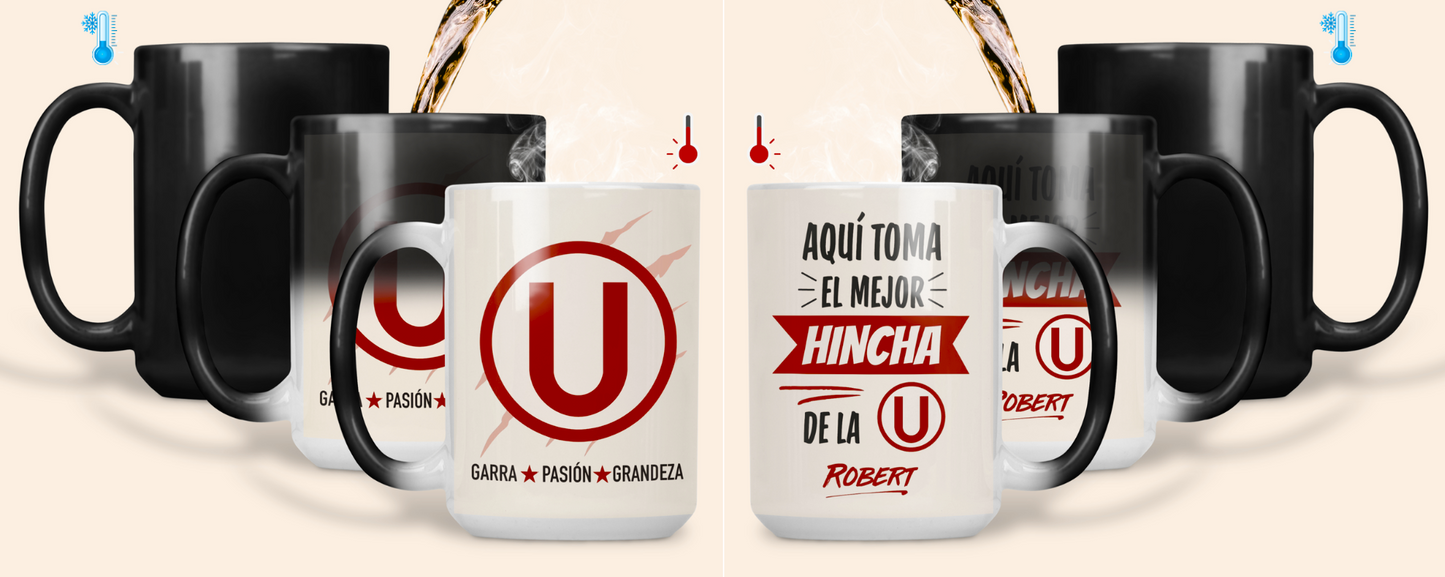 Tu Nombre como el Mejor Hincha de la U Personalizado