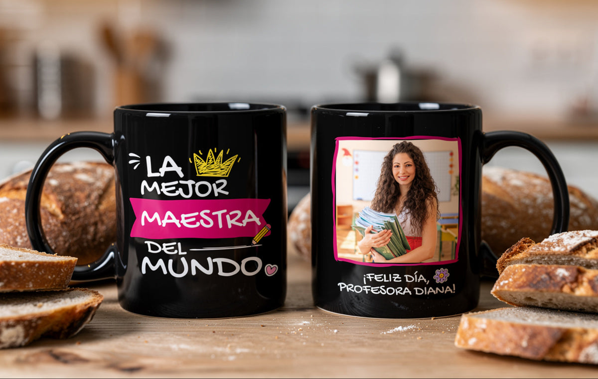 Taza Tu Profesora Favorita en tu Taza Personalizada 👩🏽‍🏫☕