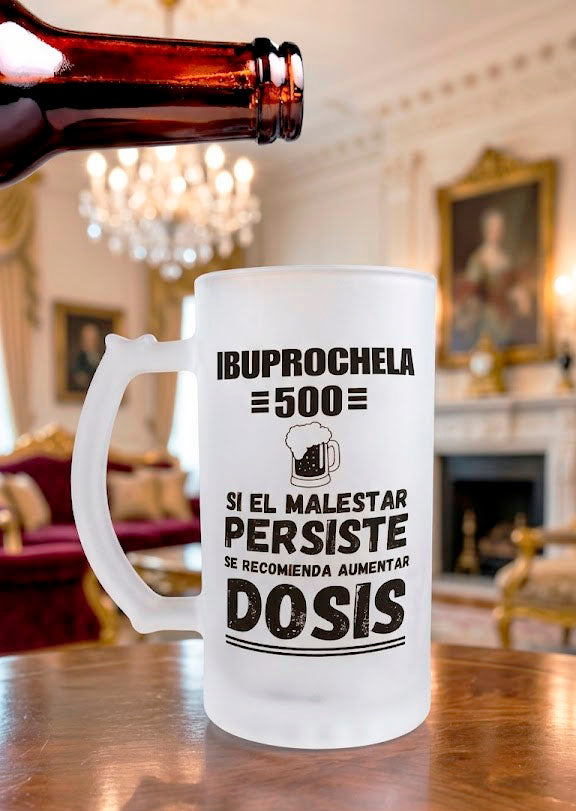 Chop Cervecero Ibuprochela 500 | Chop Cervecero Papá | Chop Pavonado
