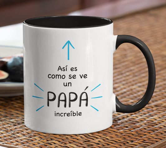 Taza Así es como se ve un Papá Increíble - Taza para Papá