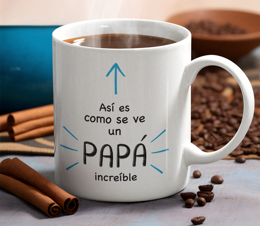 Taza Así es como se ve un Papá Increíble - Taza para Papá