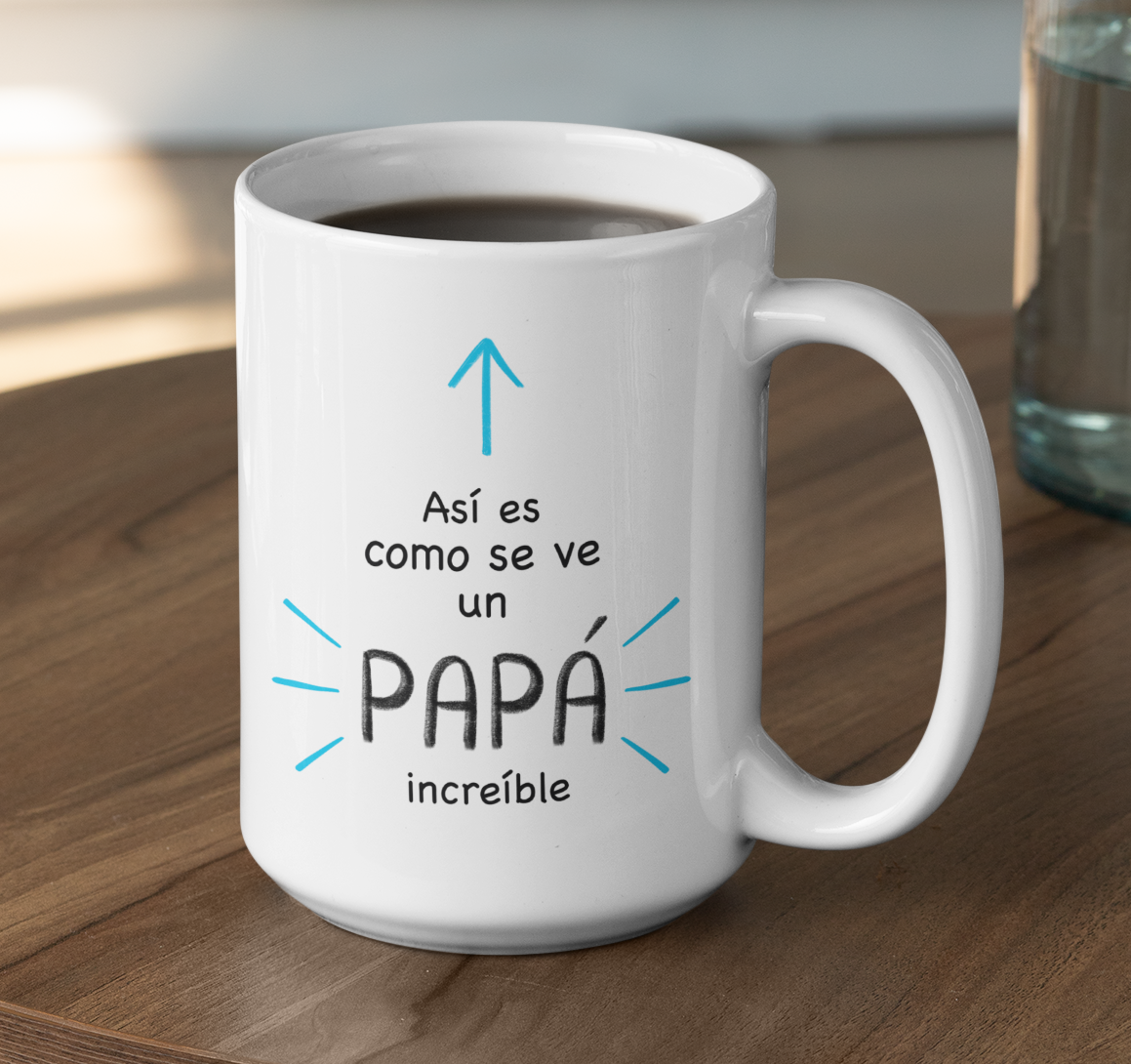 Taza Así es como se ve un Papá Increíble - Taza para Papá