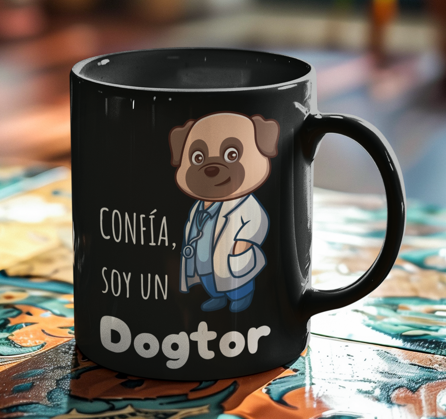 Taza Confía soy un Dogtor - Taza Personalizada para Veterinario