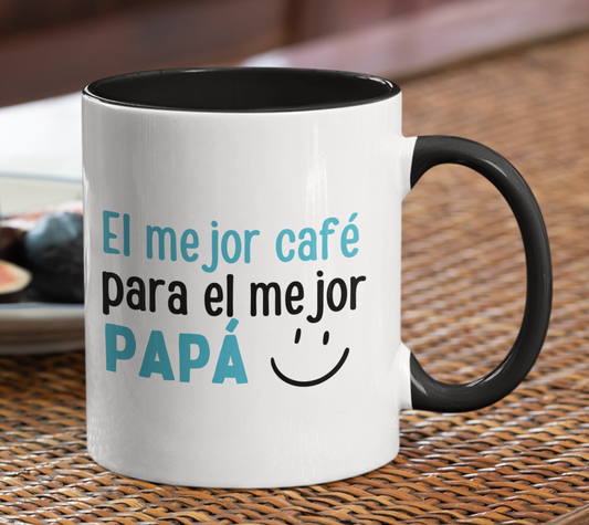 Taza El Mejor Café para el Mejor Papá - Taza para Papá