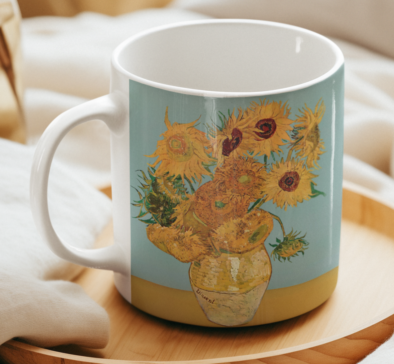 Taza Los Girasoles Van Gogh - Taza Van Gogh