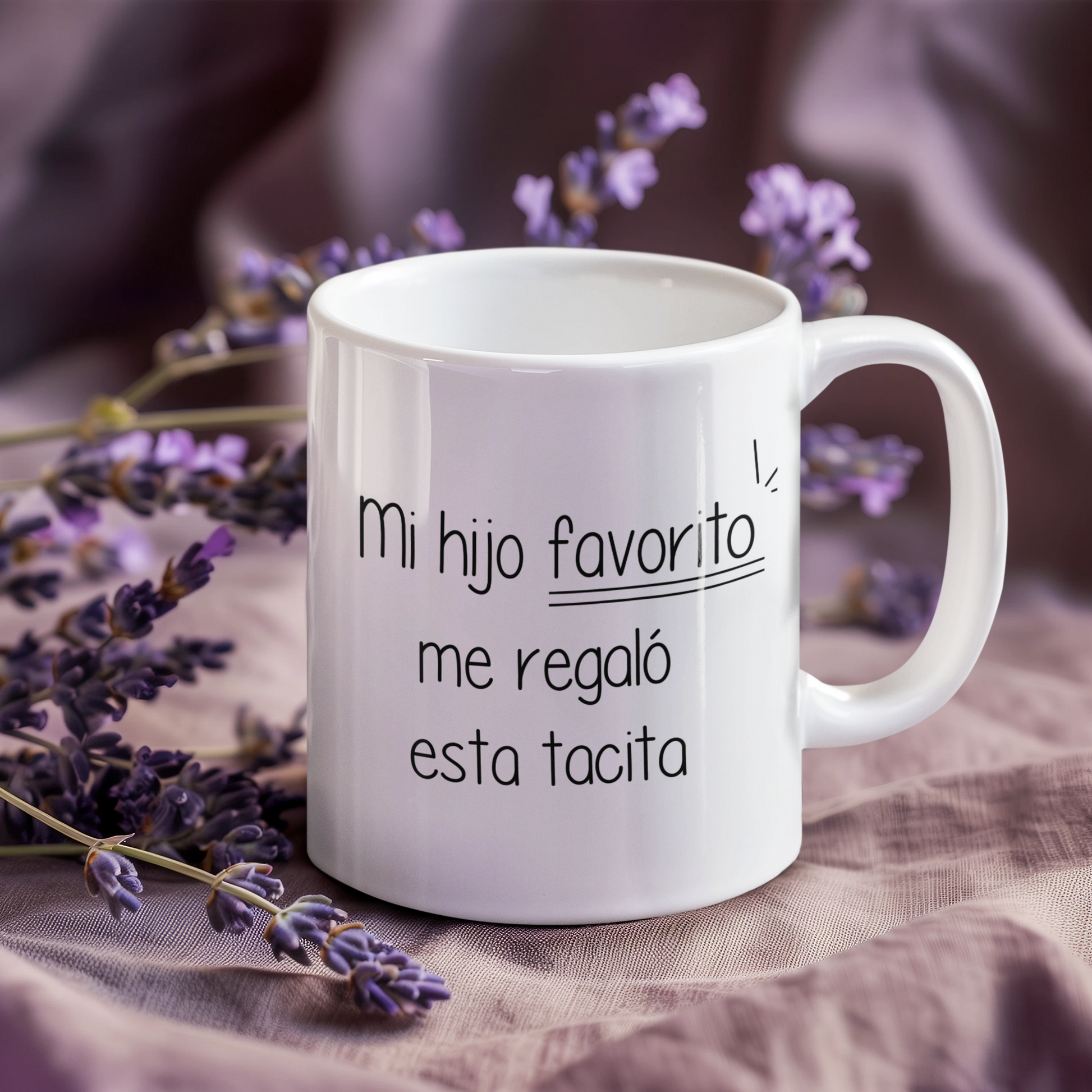 Taza Mi Hijo Favorito me Regaló esta Tacita - Taza para Mamá