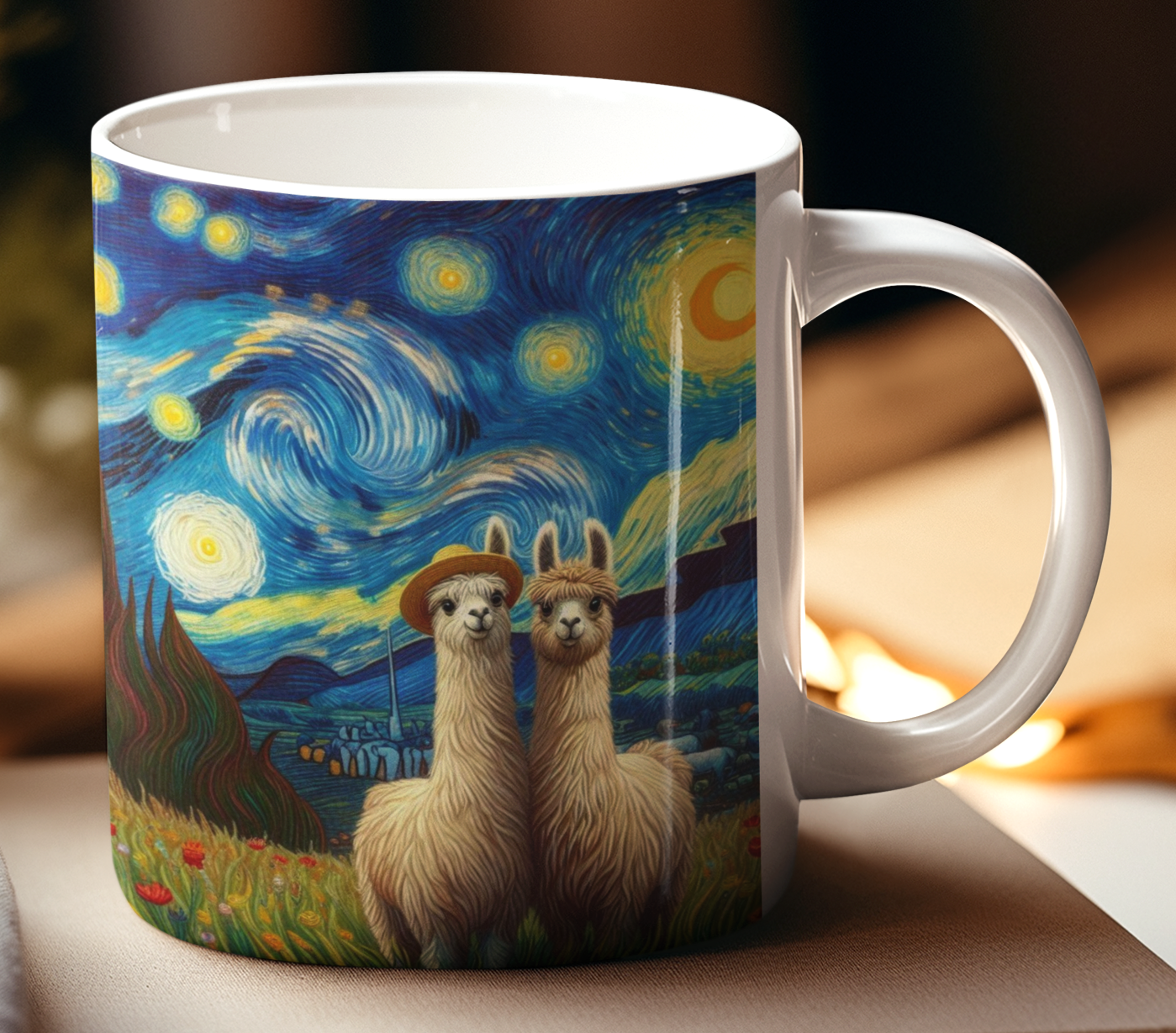 Taza La Noche Estrellada Peruana - Taza Van Gogh