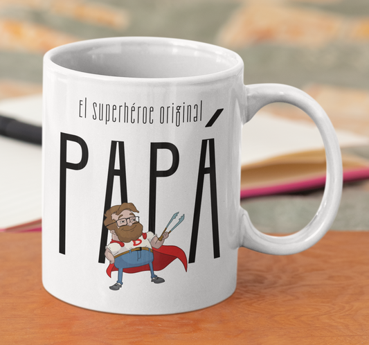 Taza El Superhéroe Original Papá - Taza para Papá
