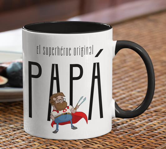 Taza El Superhéroe Original Papá - Taza para Papá