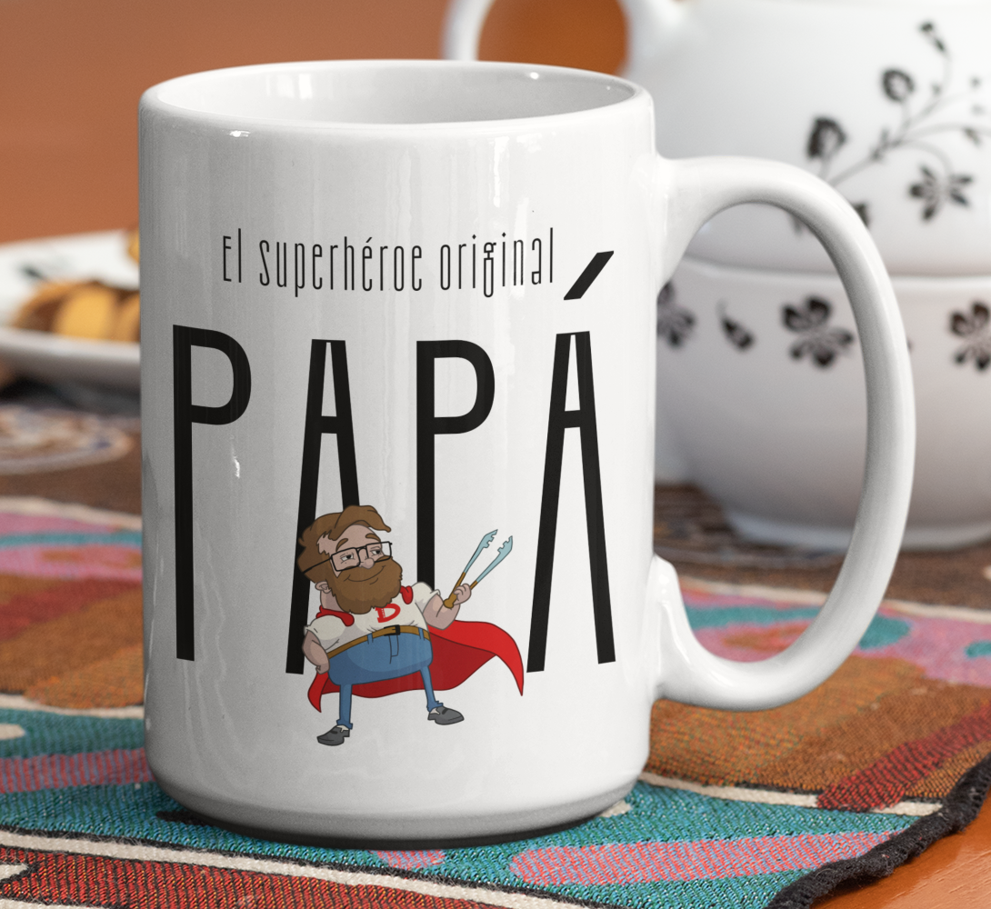 Taza El Superhéroe Original Papá - Taza para Papá