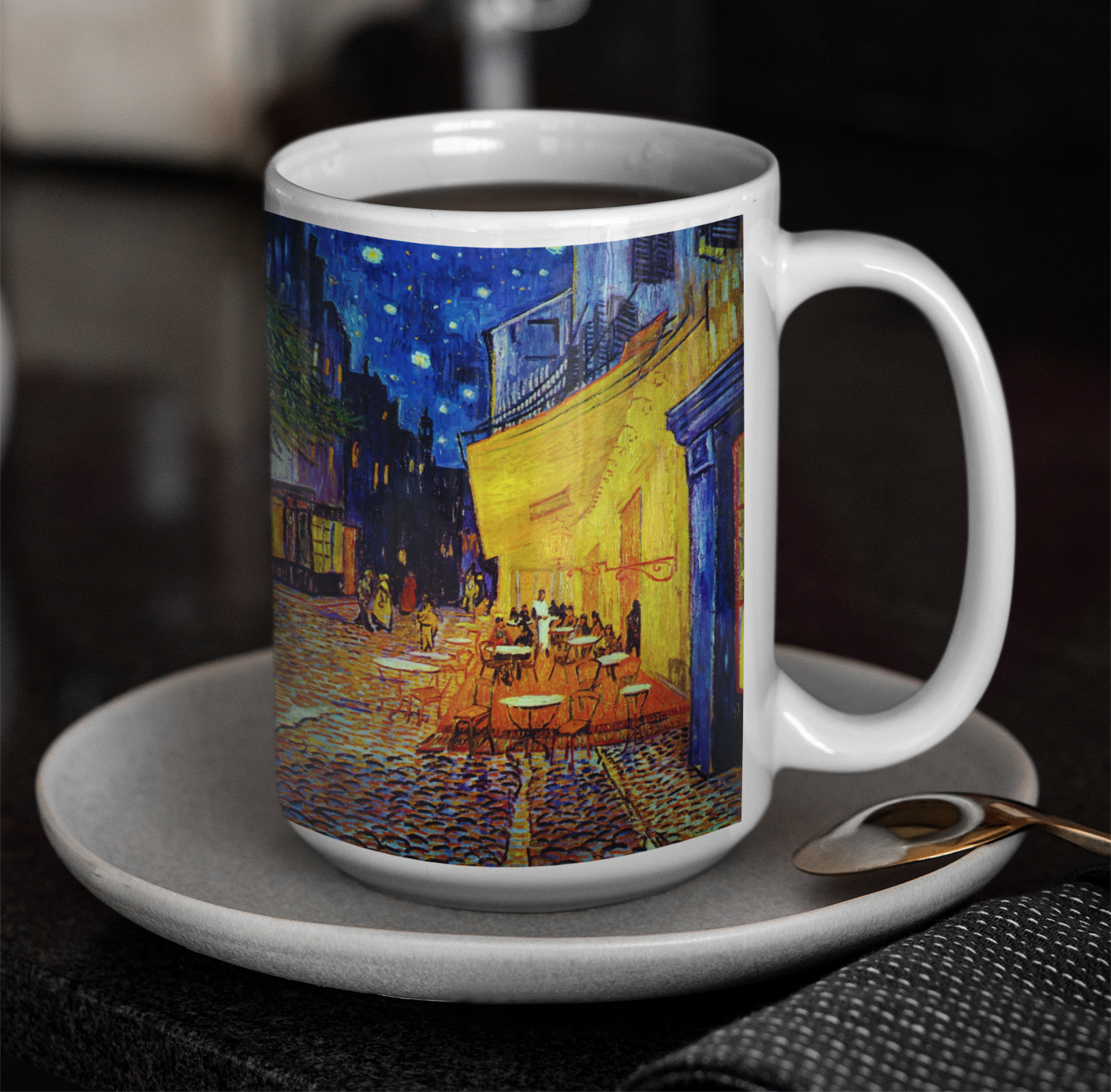 Taza Terraza de Café por la Noche Van Gogh - Taza Van Gogh
