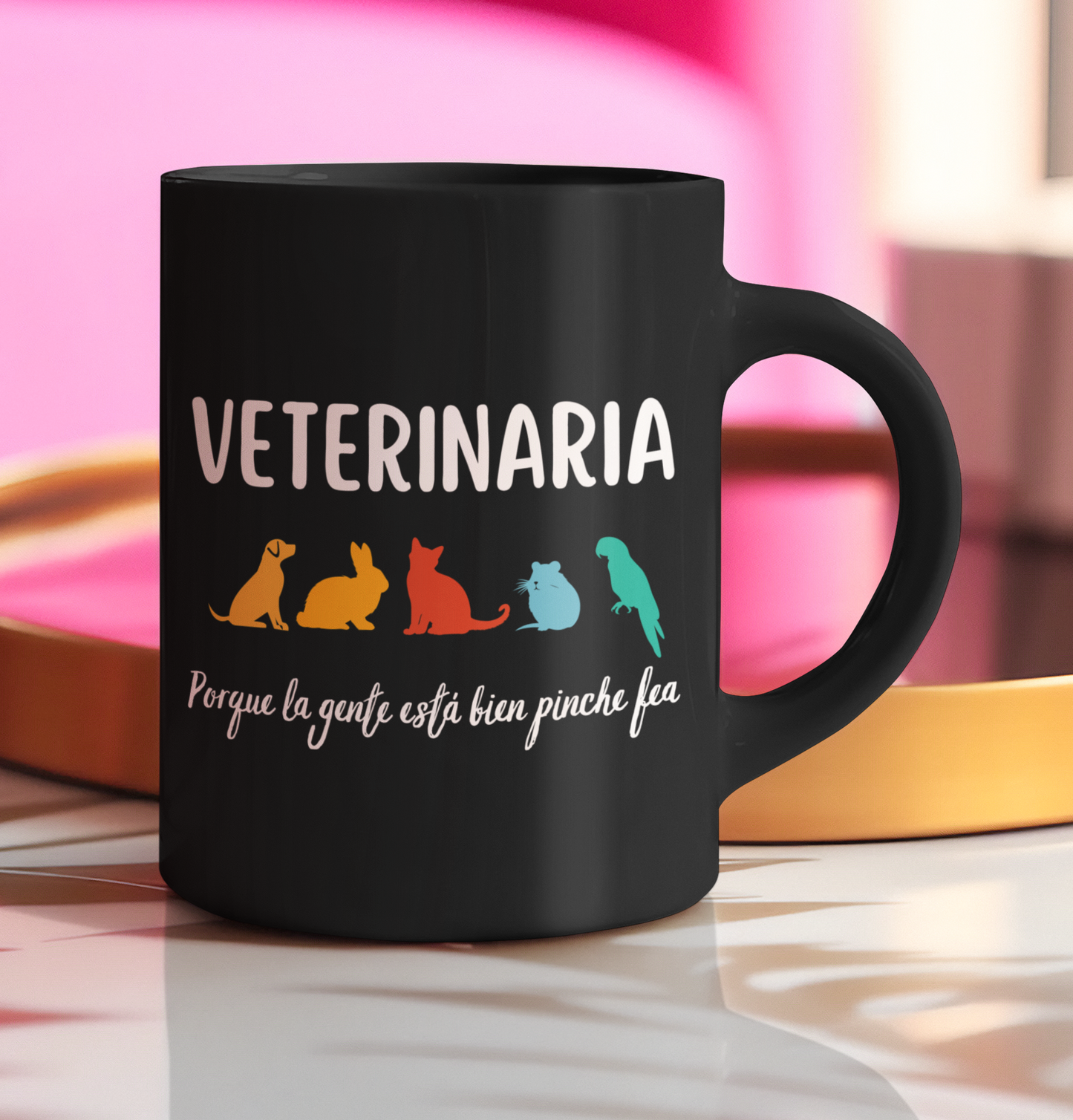 Taza Veterinaria porque la gente está bien pinche fea - Taza para Veterinario