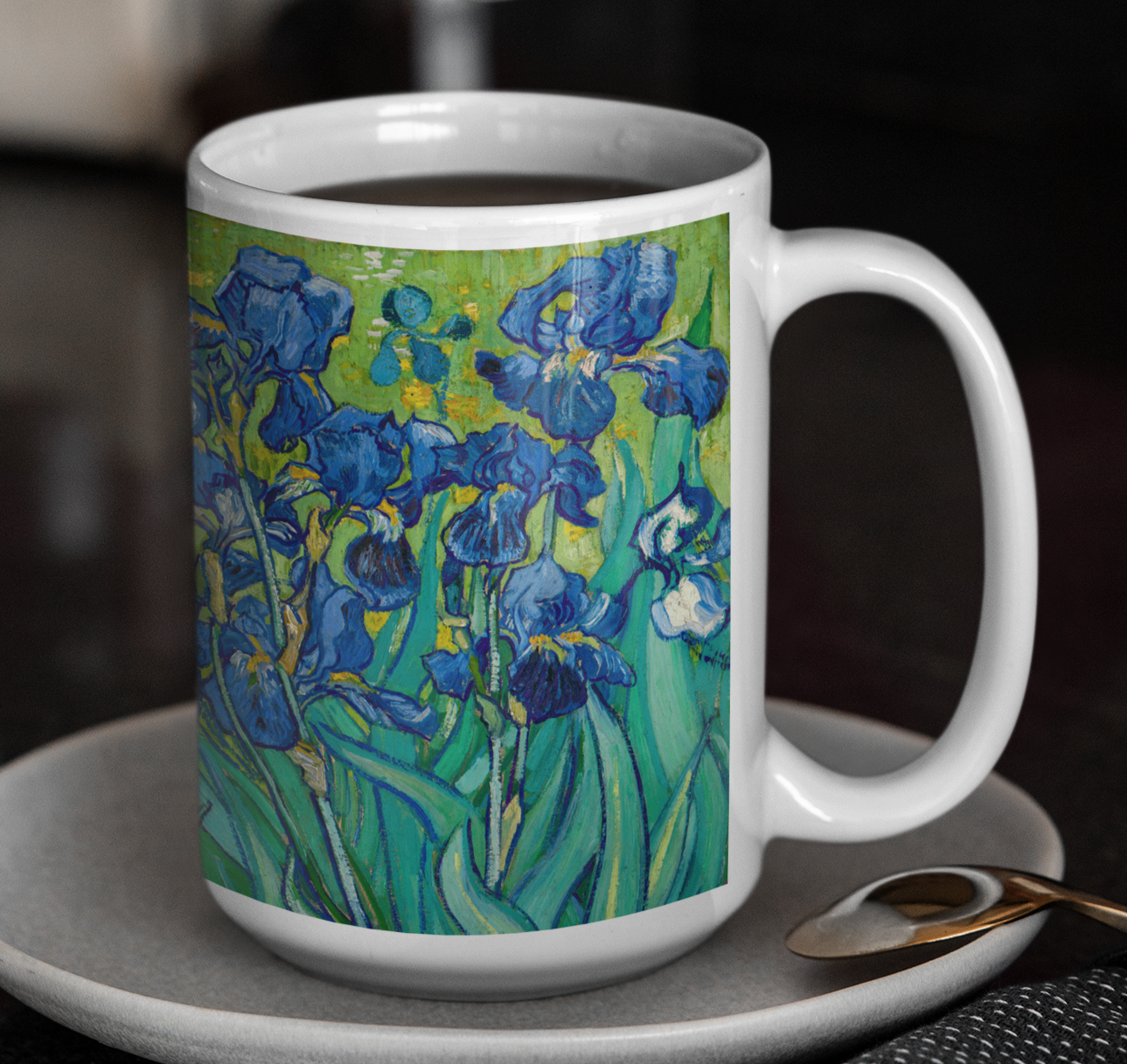 Taza Los Lirios Van Gogh Taza Van Gogh
