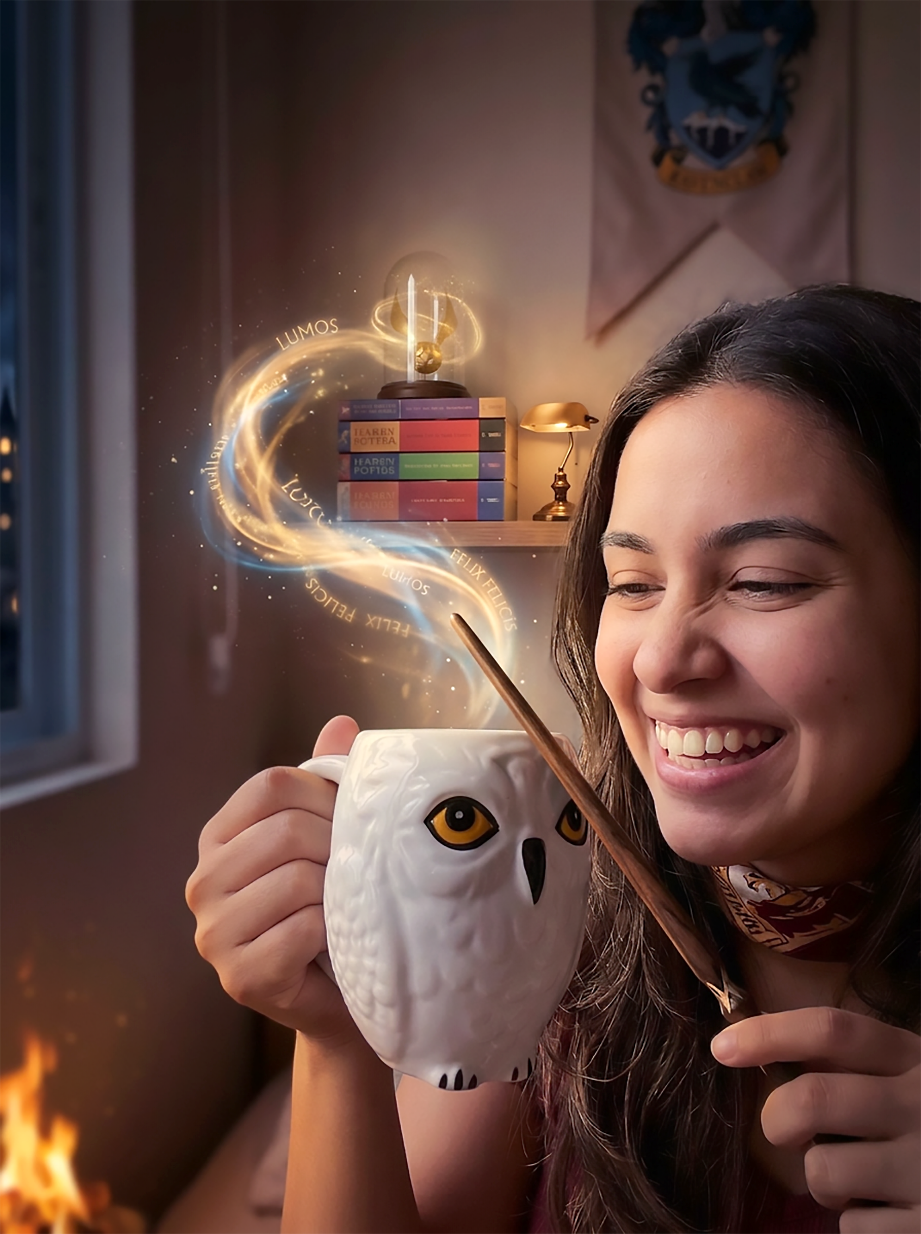 Taza 3D de Hedwig | Tazas Harry Potter