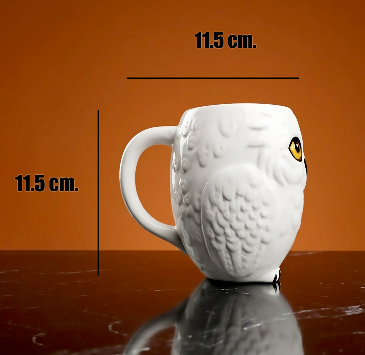 Taza 3D de Hedwig | Tazas Harry Potter
