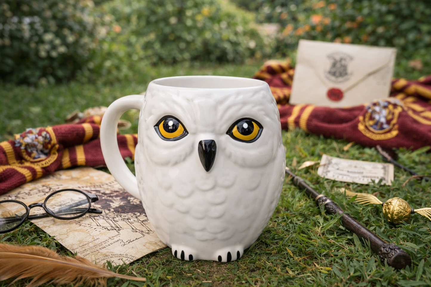 Taza 3D de Hedwig | Tazas Harry Potter