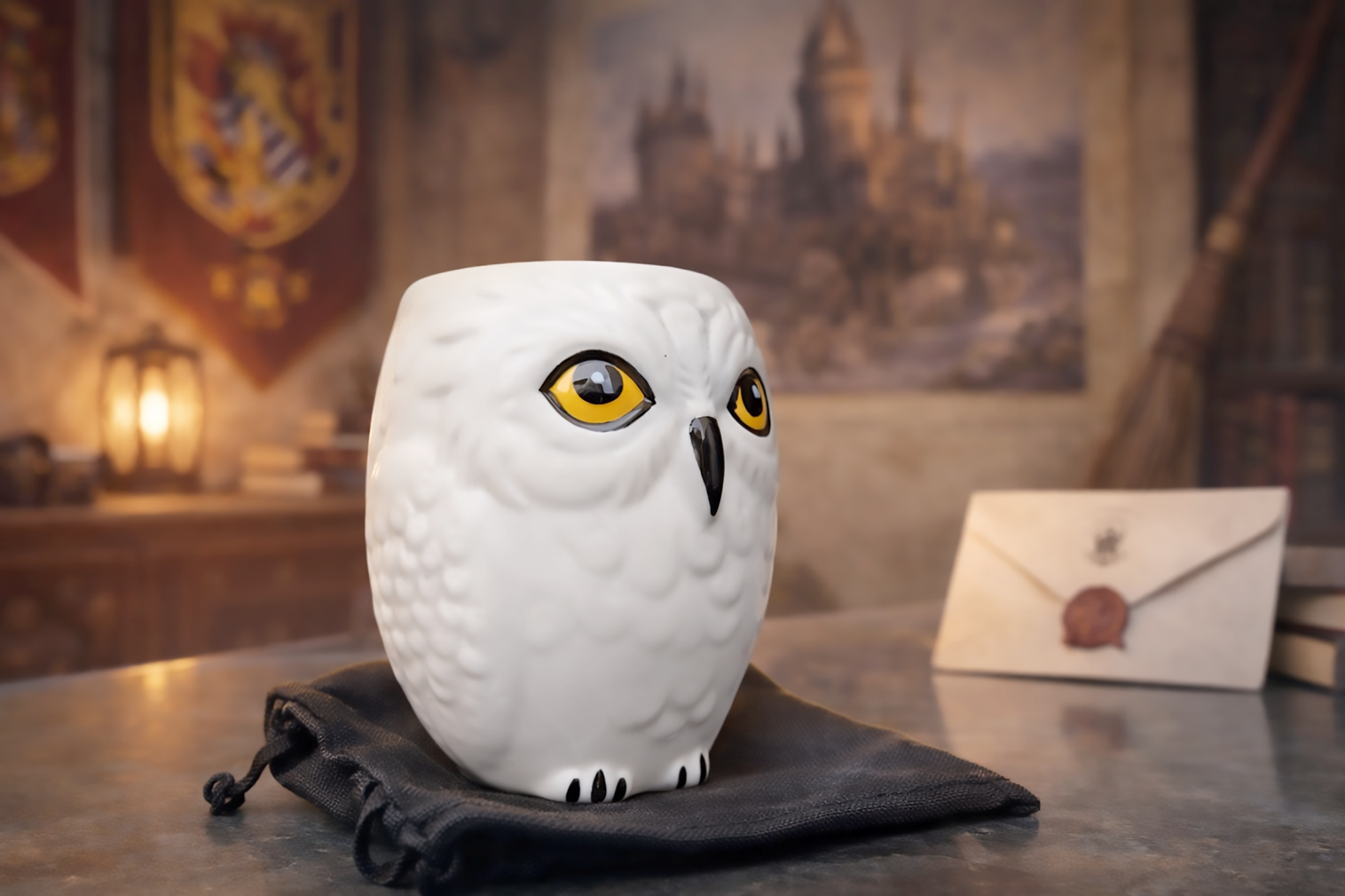 Taza 3D de Hedwig | Tazas Harry Potter