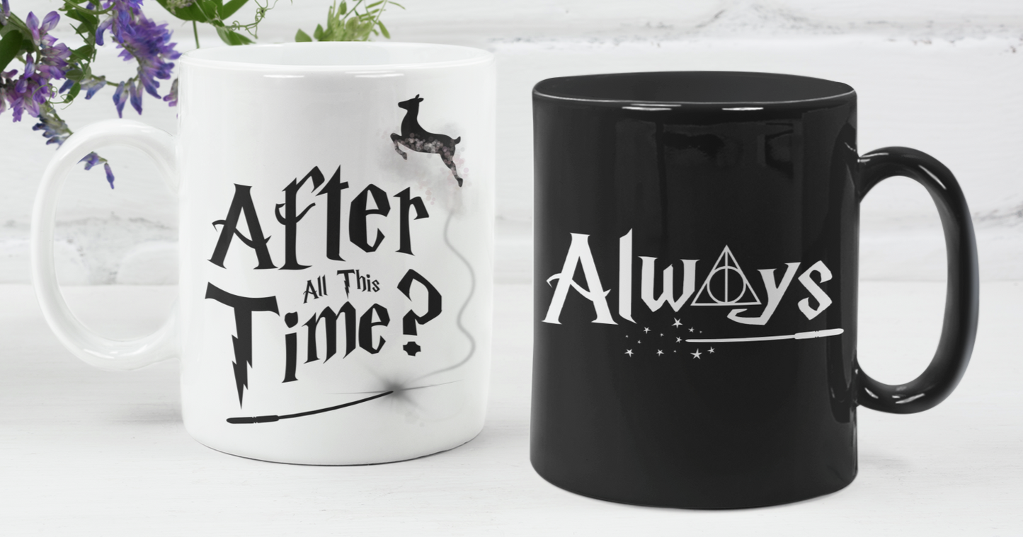 Taza After all this time? Always - Harry Potter - Tazas 11 oz - Tazas en Pareja - Tazas San Valentín 