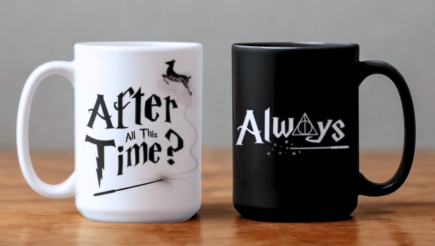 Taza After all this time? Always - Harry Potter - Tazas 11 oz - Tazas en Pareja - Tazas San Valentín 
