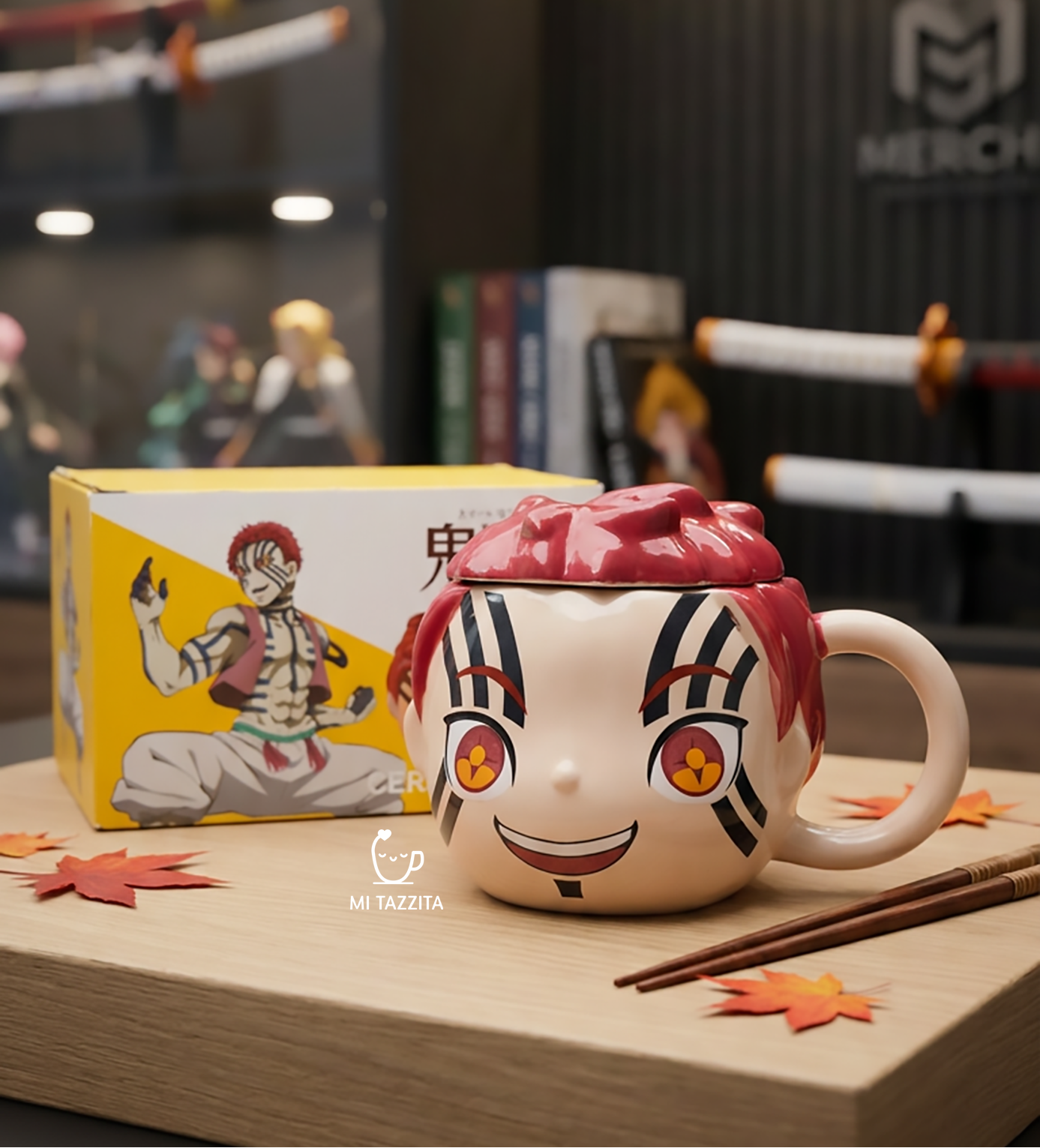 Taza Akaza | Tazas Demon Slayer