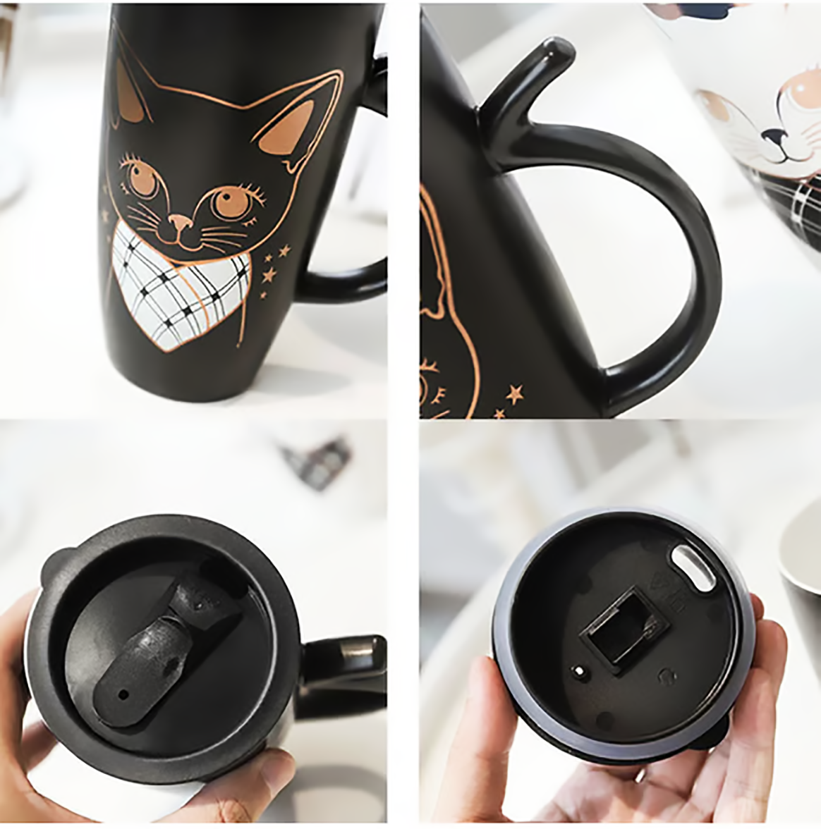 Taza Alta de Gatitos Chic - Taza Gatos