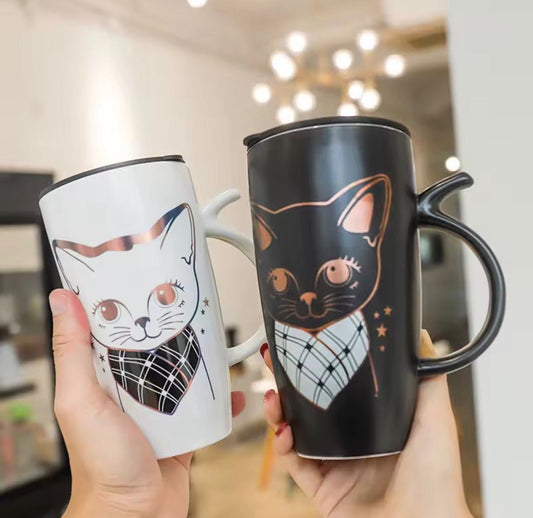 Taza Alta de Gatitos Chic - Taza Gatos