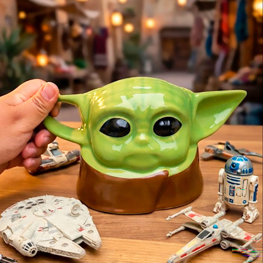 Taza Baby Yoda con Chalina | Taza Star Wars