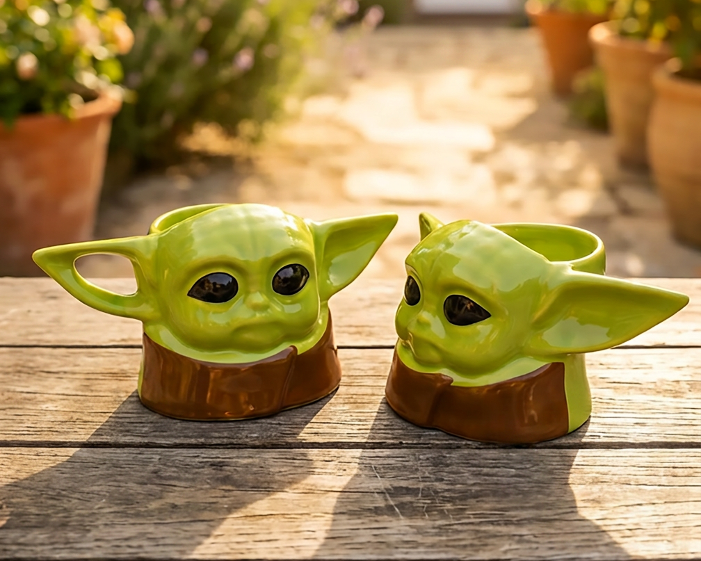 Taza Baby Yoda con Chalina | Taza Star Wars
