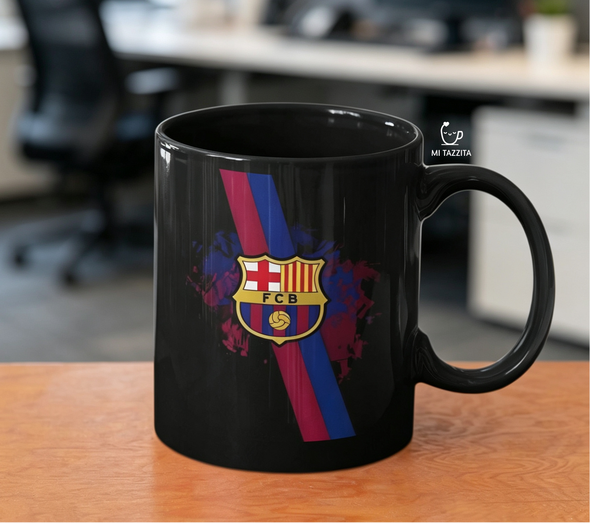 Taza Barcelona | Tazas del Barcelona - Taza Negra de 11 oz