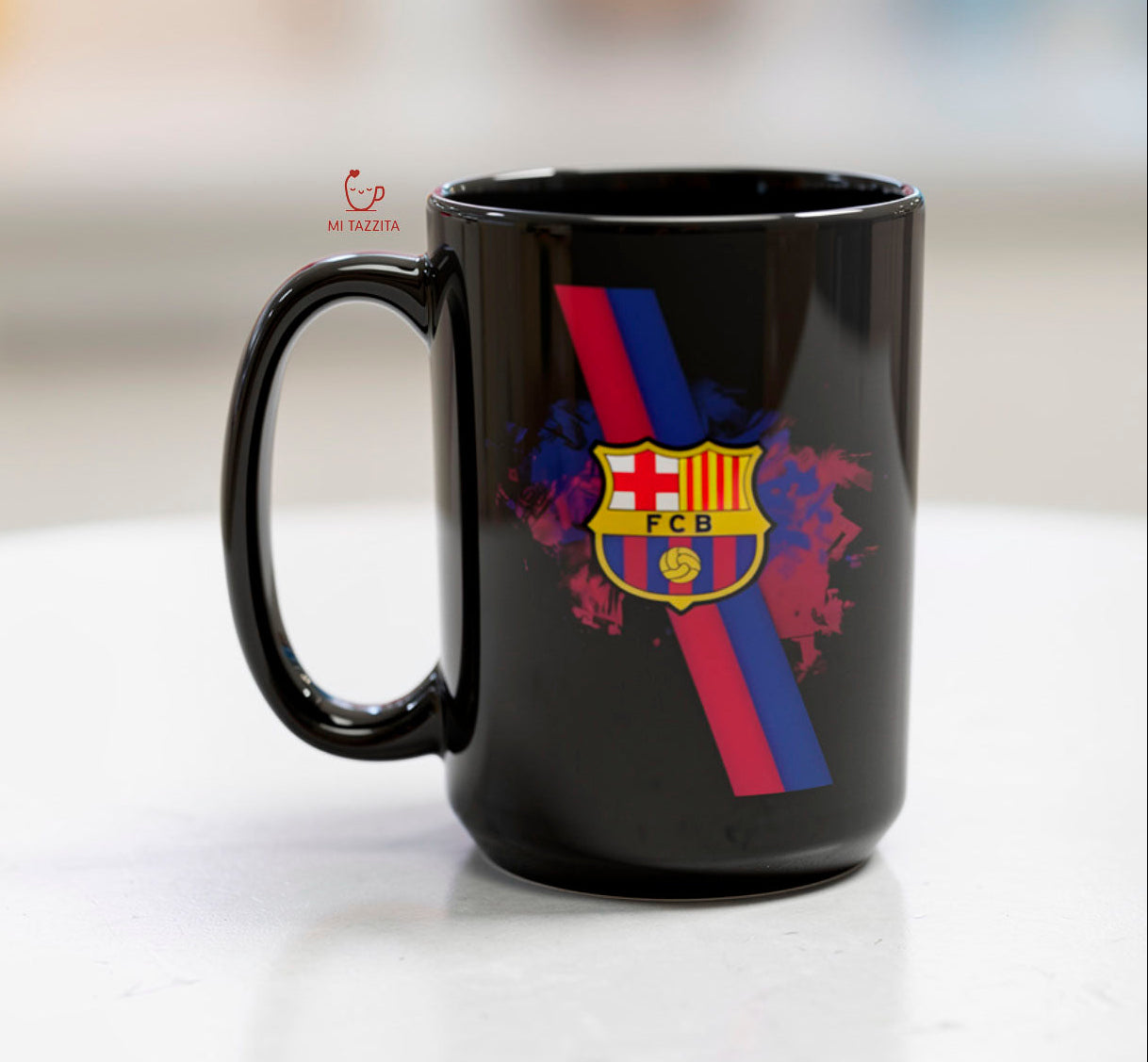 Taza Barcelona | Tazas del Barcelona - Taza Negra de 15 oz