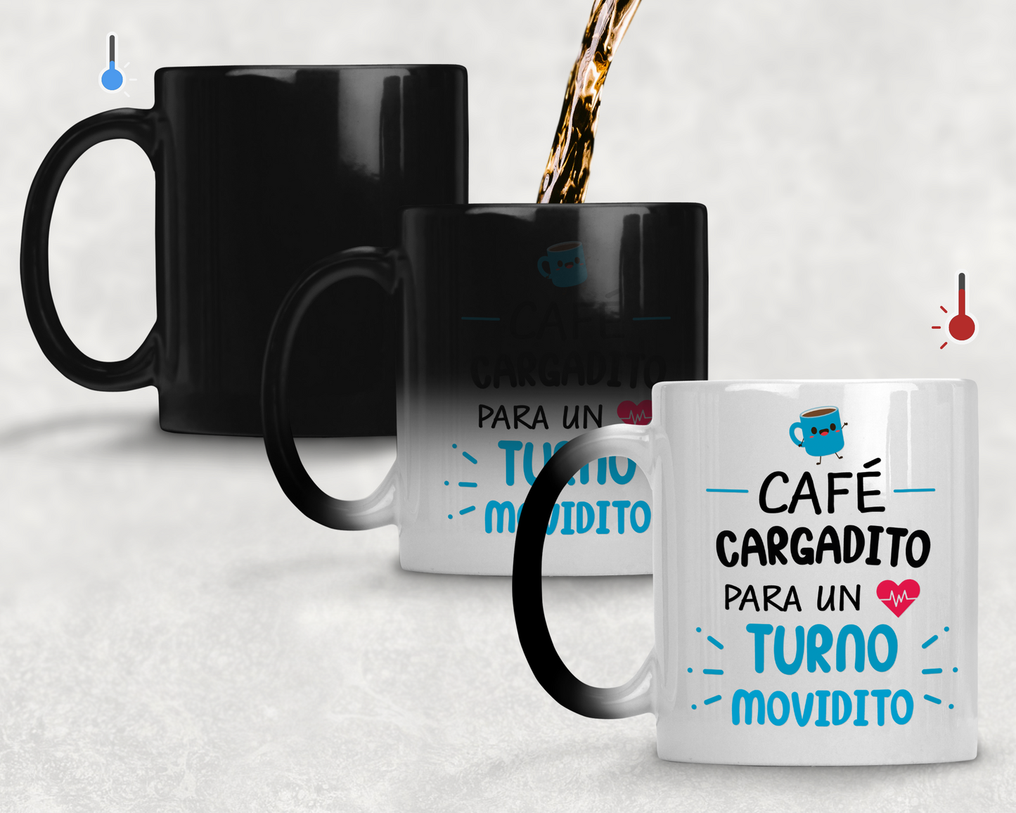 Café Cargadito para un Turno Movidito Doctor