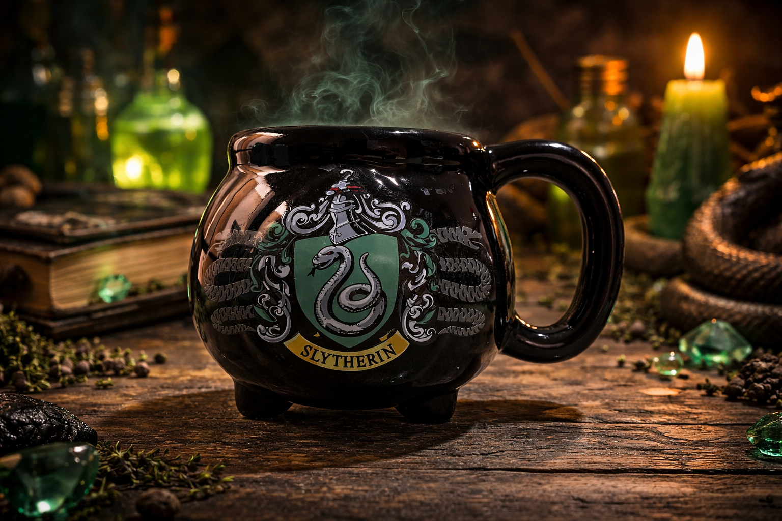 Taza Caldero de Slytherin | Tazas Harry Potter