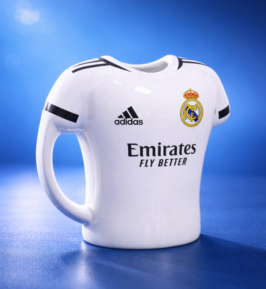 Taza Camiseta 3D Real Madrid | Tazas del Real Madrid