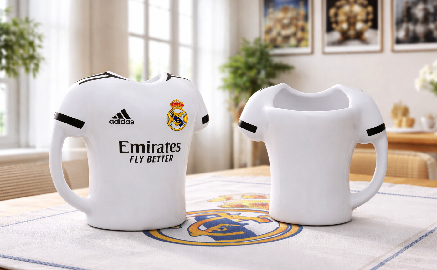 Taza Camiseta 3D Real Madrid | Tazas del Real Madrid